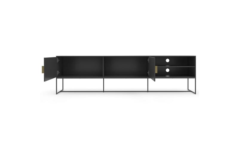 Lowboard Asia Antracit - Antracit - Möbler - TV- & Mediamöbler - TV bänk & mediabänk