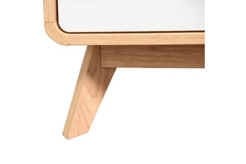 Lowboard Cassie 100x51x40 cm, Ek/Vit - 100x51x40 cm, Ek/Vit - Möbler - TV- & Mediamöbler - TV bänk & mediabänk