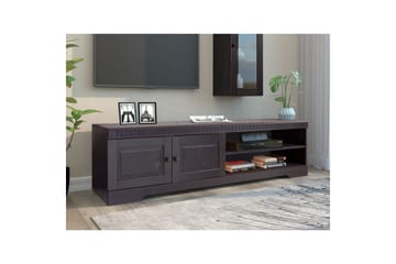 Lowboard Cubrix Havana/lack - Havana/lack - Möbler - TV- & Mediamöbler - TV bänk & mediabänk