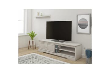 Lowboard Cubrix Vit - Vit - Möbler - TV- & Mediamöbler - TV bänk & mediabänk