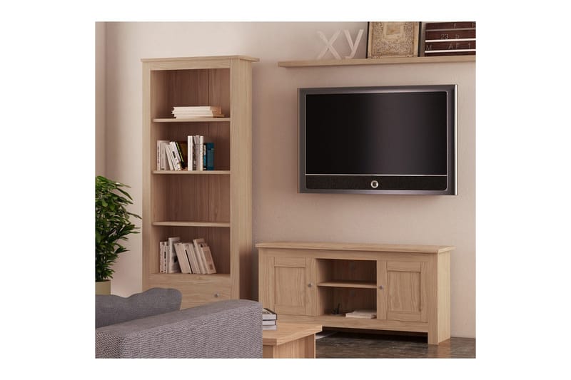 Lowboard Emerald 120x39x58 cm, Natur - 120x39x58 cm, Natur - Möbler - TV- & Mediamöbler - TV bänk & mediabänk