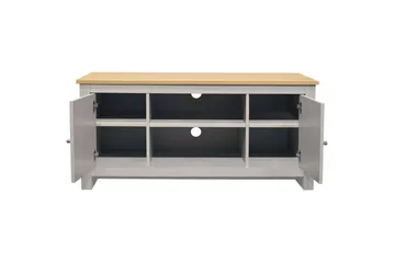 Lowboard Emerald 120x39x58 cm, Natur/Grå - 120x39x58 cm, Natur/Grå - Möbler - TV- & Mediamöbler - TV bänk & mediabänk