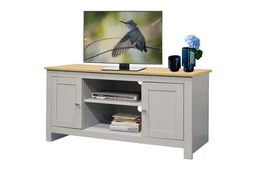 Lowboard Emerald 120x39x58 cm, Natur/Grå - 120x39x58 cm, Natur/Grå - Möbler - TV- & Mediamöbler - TV bänk & mediabänk