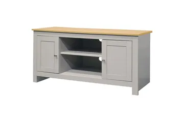 Lowboard Emerald 120x39x58 cm, Natur/Grå - 120x39x58 cm, Natur/Grå - Möbler - TV- & Mediamöbler - TV bänk & mediabänk