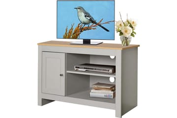Lowboard Emerald 95x39x58 cm, Natur/Grå - 95x39x58 cm, Natur/Grå - Möbler - TV- & Mediamöbler - TV bänk & mediabänk