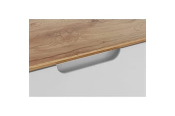 Lowboard Ezra Wotan-ek/Vit - Wotan-ek/Vit - Möbler - TV- & Mediamöbler - TV bänk & mediabänk