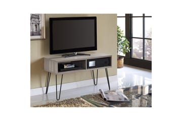 Lowboard Owen Grå/Ek - Grå/Ek - Möbler - TV- & Mediamöbler - TV bänk & mediabänk