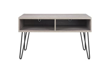 Lowboard Owen Grå/Ek - Grå/Ek - Möbler - TV- & Mediamöbler - TV bänk & mediabänk