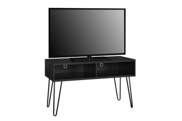 Lowboard Owen Svart/ek - Svart/ek - Möbler - TV- & Mediamöbler - TV bänk & mediabänk