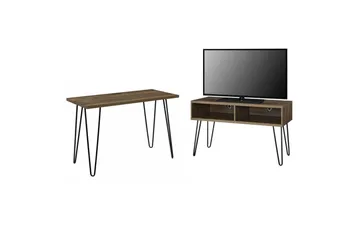 Lowboard Owen Valnöt - Valnöt - Möbler - TV- & Mediamöbler - TV bänk & mediabänk