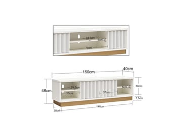 Lowboard Rene - Möbler - TV- & Mediamöbler - TV bänk & mediabänk