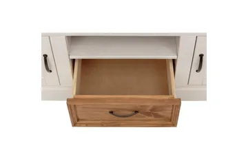 Lowboard Selma Vit/Fläck/Vax - Vit/Fläck/Vax - Möbler - TV- & Mediamöbler - TV bänk & mediabänk