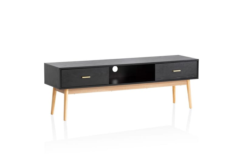 Lowboard Wohnling Ek folierad 2 lådor modern med förvaring modern - Möbler - TV- & Mediamöbler - TV-skåp