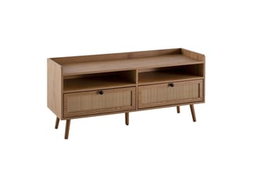 Lowboard Wohnling Ekfolierad med 2 lådor Modern med förvaring Viennes Braid Modern - Möbler - TV- & Mediamöbler - TV-skåp