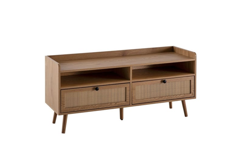 Lowboard Wohnling Ekfolierad med 2 lådor Modern med förvaring Viennes Braid Modern - Möbler - TV- & Mediamöbler - TV-skåp