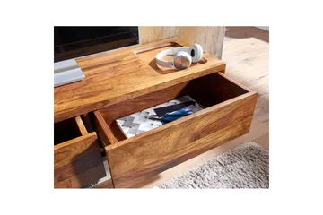 Lowboard Wohnling Massivt trä hängande med 2 lådor lantstil - Möbler - TV- & Mediamöbler - TV-skåp