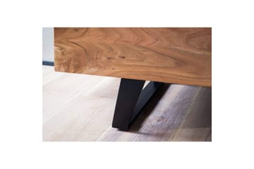 Lowboard Wohnling Massivt trä med 2 dörrar 1 låda träd kant lantlig stil - Möbler - TV- & Mediamöbler - TV-skåp