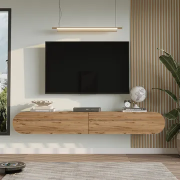 Lumina TV-bänk 180x29,5x31,6 cm - Atlantic pine - Möbler - TV- & Mediamöbler - TV bänk & mediabänk