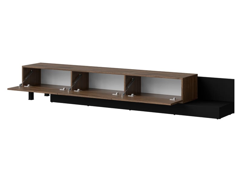 Lungö Tv-bänk 320 cm - brun och svart - Möbler - TV- & Mediamöbler - TV bänk & mediabänk
