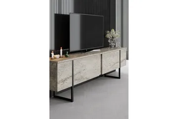 Luxe Tv-bänk 180 cm - Beige/Svart - Möbler - TV- & Mediamöbler - TV bänk & mediabänk