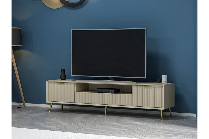 Luxe Tv-bänk 180 cm - Sandsten - Möbler - TV- & Mediamöbler - TV bänk & mediabänk