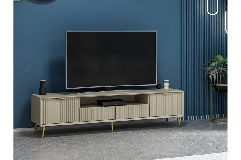 Luxe Tv-bänk 180 cm - Sandsten - Möbler - TV- & Mediamöbler - TV bänk & mediabänk