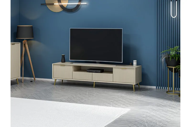 Luxe Tv-bänk 180 cm - Sandsten - Möbler - TV- & Mediamöbler - TV bänk & mediabänk