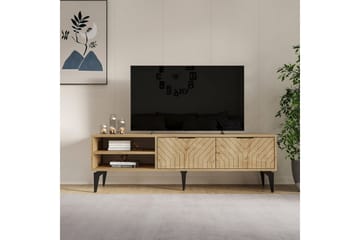 Lyven Tv-bänk 160 cm - Brun - Möbler - TV- & Mediamöbler - TV bänk & mediabänk