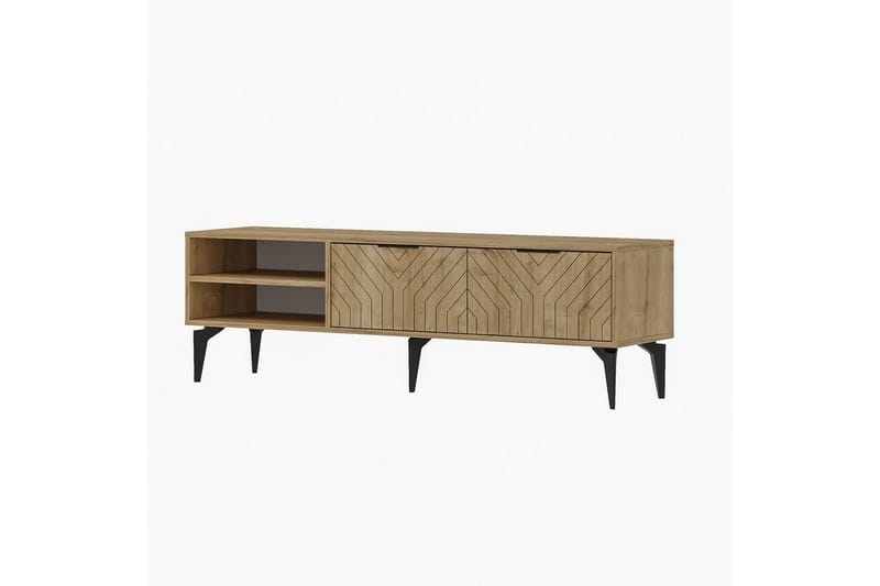 Lyven Tv-bänk 160 cm - Brun - Möbler - TV- & Mediamöbler - TV bänk & mediabänk