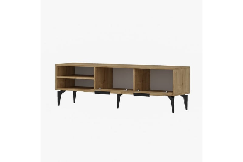 Lyven Tv-bänk 160 cm - Brun - Möbler - TV- & Mediamöbler - TV bänk & mediabänk