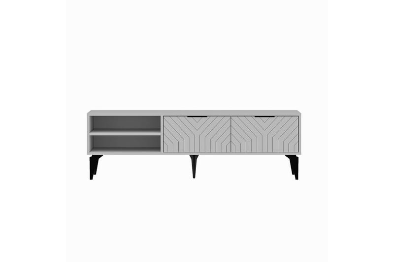 Lyven Tv-bänk 160 cm - Vit - Möbler - TV- & Mediamöbler - TV bänk & mediabänk