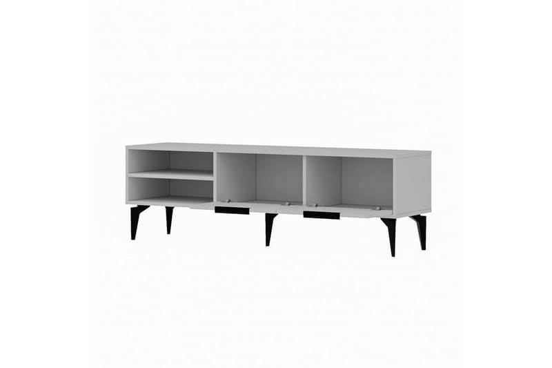 Lyven Tv-bänk 160 cm - Vit - Möbler - TV- & Mediamöbler - TV bänk & mediabänk