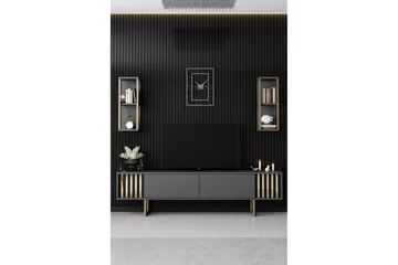 Masatomo Tv-bänk 180 cm - Antracit/Svart - Möbler - TV- & Mediamöbler - TV bänk & mediabänk