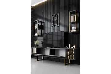 Masatomo Tv-bänk 180 cm - Antracit/Svart - Möbler - TV- & Mediamöbler - TV bänk & mediabänk