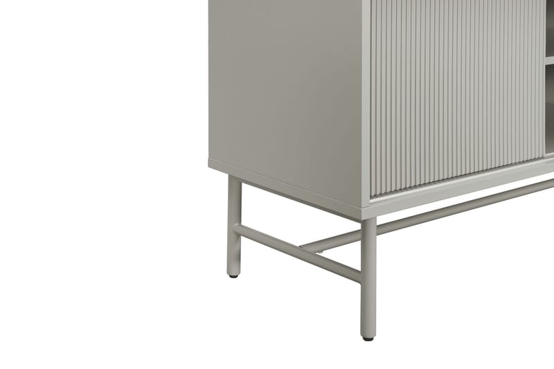 Matterhorn Smal tv-bänk med förvaring 40 cm djup 157 cm bred 58 cm bred - Beige - Möbler - TV- & Mediamöbler - TV bänk & mediabänk