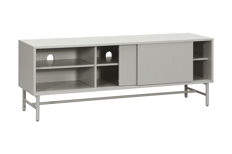 Matterhorn Smal tv-bänk med förvaring 40 cm djup 157 cm bred 58 cm bred - Beige - Möbler - TV- & Mediamöbler - TV bänk & mediabänk