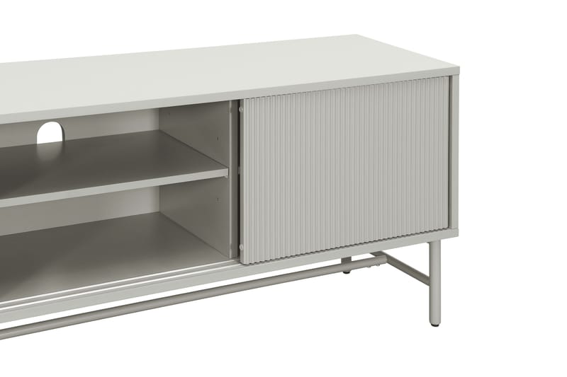 Matterhorn Smal tv-bänk med förvaring 40 cm djup 157 cm bred 58 cm bred - Beige - Möbler - TV- & Mediamöbler - TV bänk & mediabänk