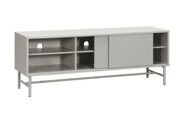 Matterhorn Smal tv-bänk med förvaring 40 cm djup 157 cm bred 58 cm hög - Beige - Möbler - TV- & Mediamöbler - TV bänk & mediabänk