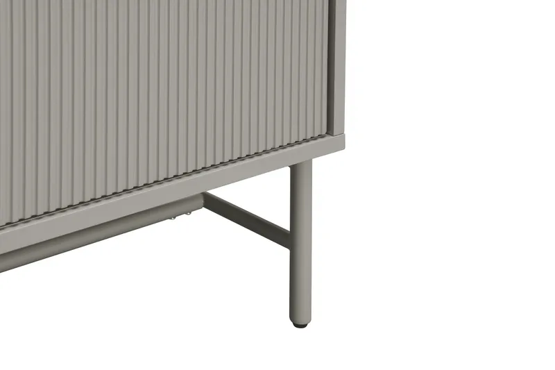 Matterhorn Smal tv-bänk med förvaring 40 cm djup 157 cm bred 58 cm hög - Beige - Möbler - TV- & Mediamöbler - TV bänk & mediabänk