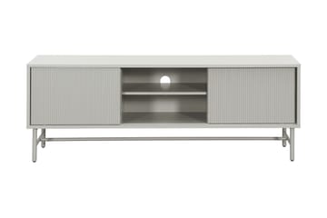 Matterhorn Smal tv-bänk med förvaring 40 cm djup 157 cm bred 58 cm hög - Beige - Möbler - TV- & Mediamöbler - TV bänk & mediabänk