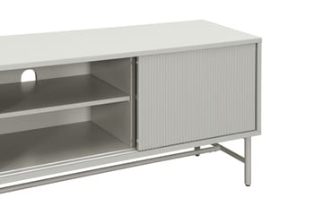 Matterhorn Smal tv-bänk med förvaring 40 cm djup 157 cm bred 58 cm hög - Beige - Möbler - TV- & Mediamöbler - TV bänk & mediabänk