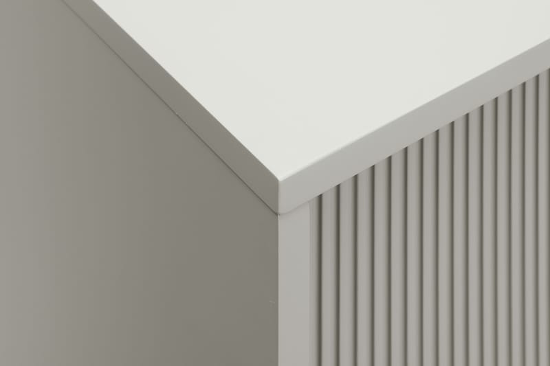 Matterhorn Smal tv-bänk med förvaring 40 cm djup 157 cm bred 58 cm hög - Beige - Möbler - TV- & Mediamöbler - TV bänk & mediabänk