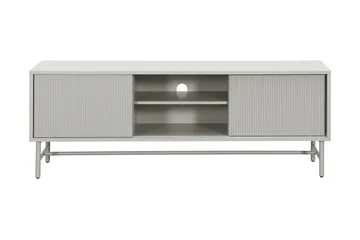 Matterhorn Smal tv-bänk med förvaring 40 cm djup 157 cm bred 58 cm hög - Beige - Möbler - TV- & Mediamöbler - TV bänk & mediabänk