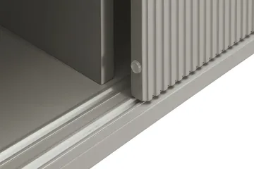 Matterhorn Smal tv-bänk med förvaring 40 cm djup 157 cm bred 58 cm hög - Beige - Möbler - TV- & Mediamöbler - TV bänk & mediabänk