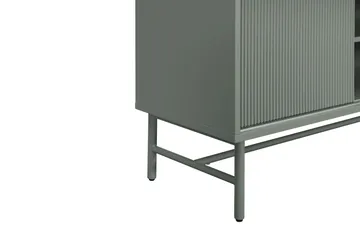 Matterhorn Smal tv-bänk med förvaring 40 cm djup 157 cm bred 58 cm hög - Grön - Möbler - TV- & Mediamöbler - TV bänk & mediabänk