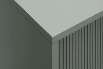 Matterhorn Smal tv-bänk med förvaring 40 cm djup 157 cm bred 58 cm hög - Grön - Möbler - TV- & Mediamöbler - TV bänk & mediabänk