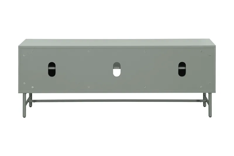 Matterhorn Smal tv-bänk med förvaring 40 cm djup 157 cm bred 58 cm hög - Grön - Möbler - TV- & Mediamöbler - TV bänk & mediabänk