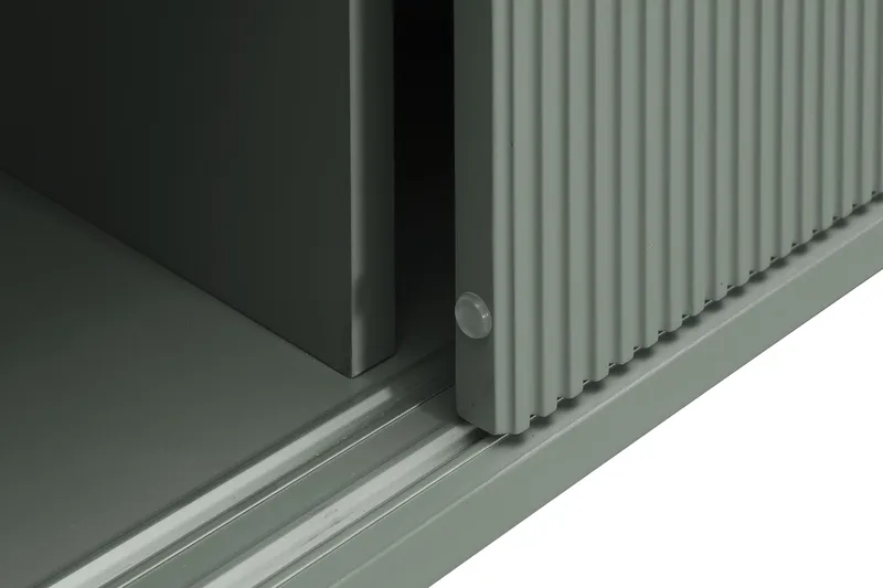 Matterhorn Smal tv-bänk med förvaring 40 cm djup 157 cm bred 58 cm hög - Grön - Möbler - TV- & Mediamöbler - TV bänk & mediabänk