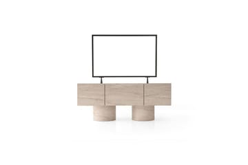 Abbas Tv-bänk 150 cm - Travertine - Möbler - TV- & Mediamöbler - TV bänk & mediabänk