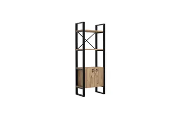 Albuferia Bokhylla 64 cm - Natur/Svart - Förvaring - Hylla - Bokhylla